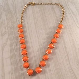 J.CREW ORANGE NECKLACE